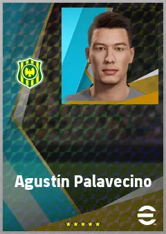 Agustín Palavecino eFootball 2026 player card, 69 OVR RWF