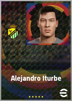 Alejandro Iturbe eFootball 2026 player card, 70 OVR GK