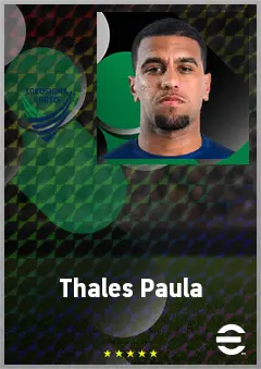 Thales Paula eFootball 2026 player card, 66 OVR RMF