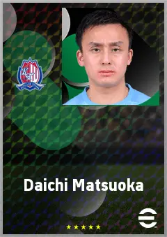Matsuoka Daichi eFootball 2026 player card, 65 OVR RMF