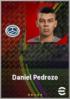 Daniel Pedrozo eFootball 2026 player card, 66 OVR CB