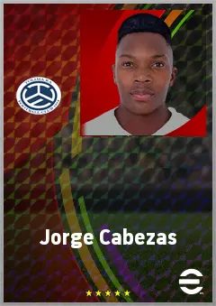Jorge Cabezas eFootball 2026 player card, 67 OVR CF