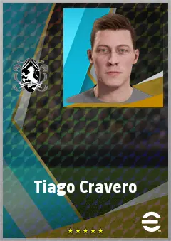 Tiago Cravero eFootball 2026 player card, 66 OVR DMF