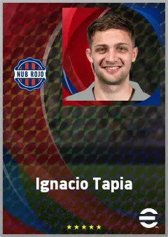 Ignacio Tapia eFootball 2026 player card, 68 OVR AMF