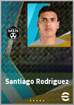 Santiago Rodríguez eFootball 2026 player card, 72 OVR CF