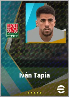 Iván Tapia eFootball 2026 player card, 72 OVR CMF