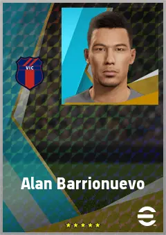 Alan Barrionuevo eFootball 2026 player card, 73 OVR CB