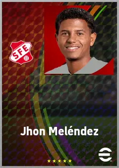Jhon Meléndez eFootball 2026 player card, 67 OVR RB