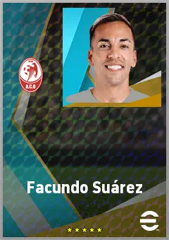 Facundo Suárez eFootball 2026 player card, 71 OVR CF