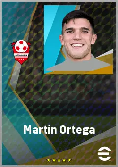 Martín Ortega eFootball 2026 player card, 71 OVR RB