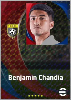 Benjamín Chandía eFootball 2026 player card, 70 OVR LMF