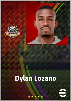 Dylan Lozano eFootball 2026 player card, 69 OVR RB