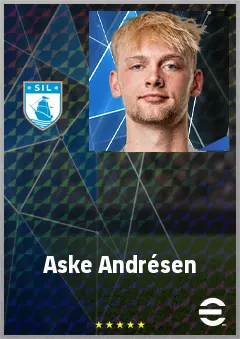 Aske Andrésen eFootball 2026 player card, 64 OVR GK