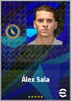 Álex Sala eFootball 2026 player card, 70 OVR CMF