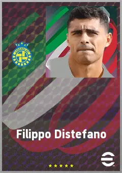 Filippo Distefano eFootball 2026 player card, 70 OVR SS