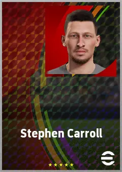 Stephen Carroll eFootball 2026 player card, 70 OVR CB