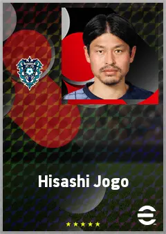 Jogo Hisashi eFootball 2026 player card, 64 OVR CF