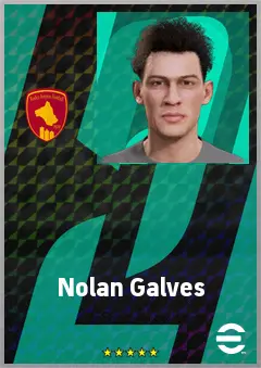 Nolan Galves eFootball 2026 player card, 69 OVR RB