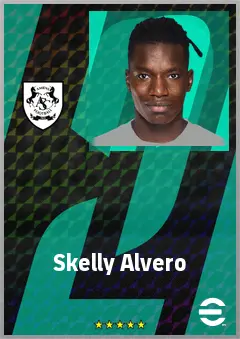 Skelly Alvero eFootball 2026 player card, 68 OVR DMF