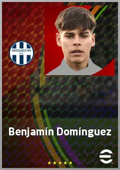Benjamín Domínguez eFootball 2026 player card, 73 OVR LWF