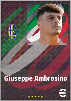 Giuseppe Ambrosino eFootball 2026 player card, 70 OVR CF