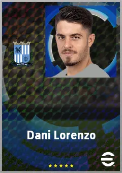 Dani Lorenzo eFootball 2026 player card, 70 OVR AMF