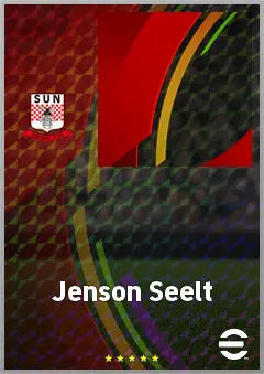 Jenson Seelt eFootball 2026 player card, 69 OVR CB