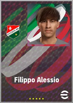 Filippo Alessio eFootball 2026 player card, 67 OVR SS