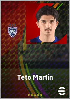 Teto Martín eFootball 2026 player card, 69 OVR RMF