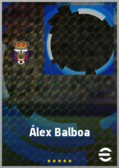 Álex Balboa eFootball 2026 player card, 69 OVR CMF