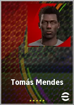 Tomás Mendes eFootball 2026 player card, 66 OVR DMF