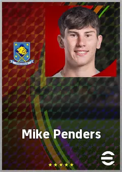Mike Penders eFootball 2026 player card, 75 OVR GK