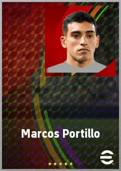 Marcos Portillo eFootball 2026 player card, 71 OVR CMF