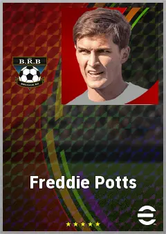 Freddie Potts eFootball 2026 player card, 71 OVR DMF
