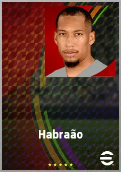 Habraão eFootball 2026 player card, 69 OVR CB
