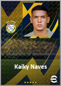 Kaiky Naves eFootball 2026 player card, 70 OVR CB