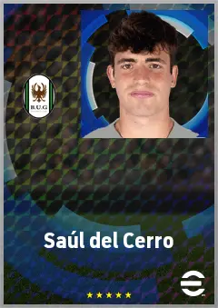 Saúl del Cerro eFootball 2026 player card, 64 OVR CMF