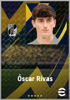 Óscar Rivas eFootball 2026 player card, 69 OVR CB