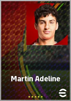 Martin Adeline eFootball 2026 player card, 72 OVR CMF