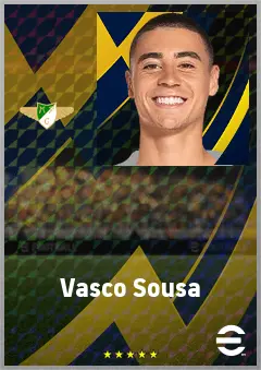 Vasco Sousa eFootball 2026 player card, 68 OVR AMF