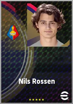 Nils Rossen eFootball 2026 player card, 67 OVR CMF