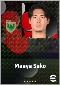 Sako Maaya eFootball 2026 player card, 66 OVR CB
