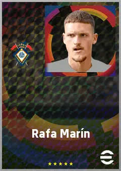 Rafa Marín eFootball 2026 player card, 74 OVR CB