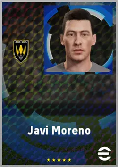 Javi Moreno eFootball 2026 player card, 67 OVR CB