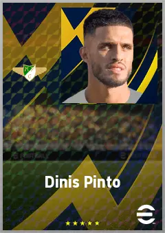 Dinis Pinto eFootball 2026 player card, 71 OVR RB