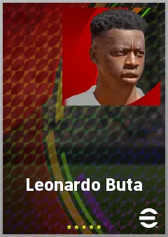 Leonardo Buta eFootball 2026 player card, 68 OVR LB