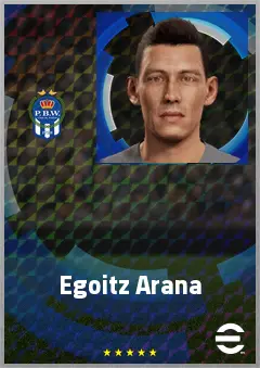 Egoitz Arana eFootball 2026 player card, 65 OVR GK
