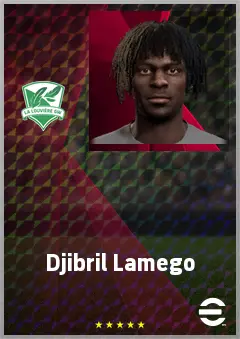 Djibril Lamego eFootball 2026 player card, 69 OVR CB