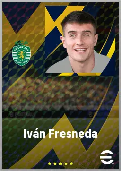 Iván Fresneda eFootball 2026 player card, 72 OVR RB