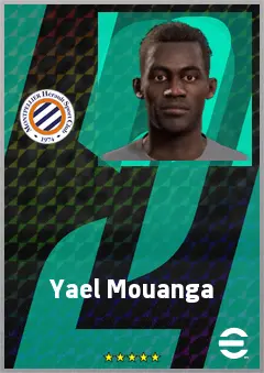 Yael Mouanga eFootball 2026 player card, 67 OVR CB